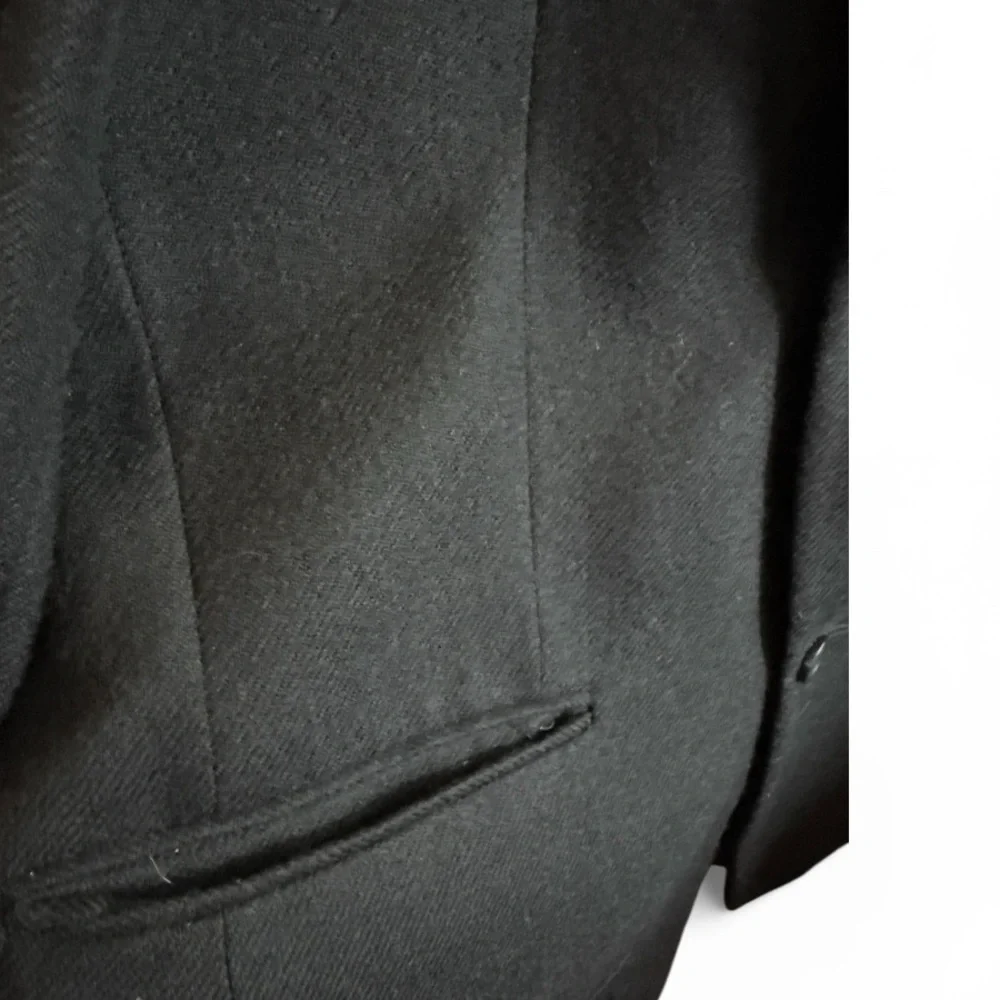 Oscar De La Renta Classic Black Men's Blazer Size Large for Formal Events Preppy